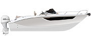 KEY LARGO 27 OUTBOARD - OUTBOARD LINE WHITE (gelcoat)